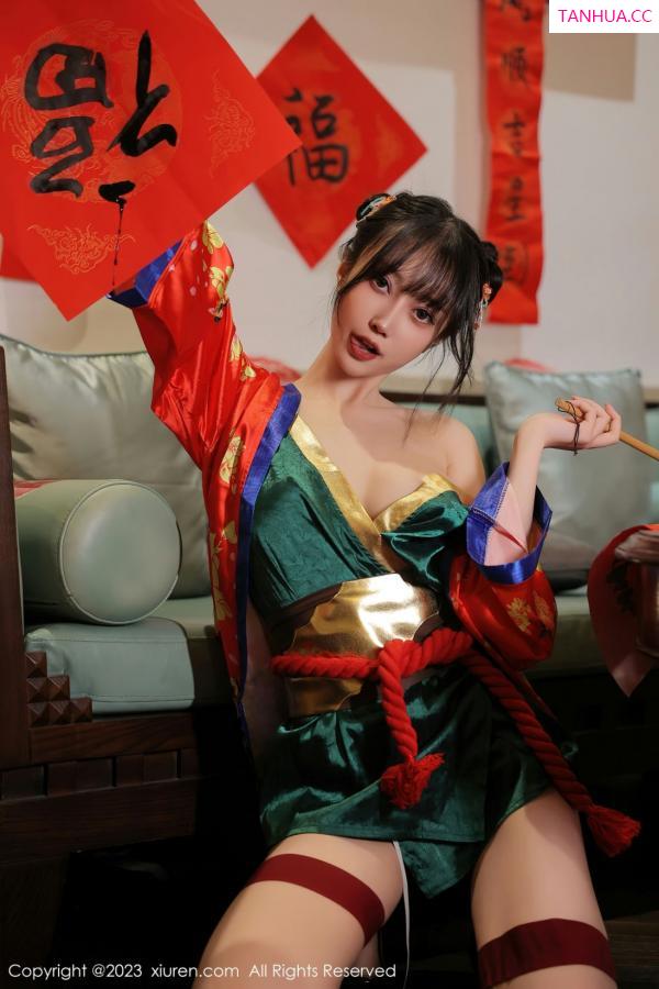 玥儿玥  [XiuRen]高清写真图 2023.01.20 No.6167 玥儿玥er 新春美腿第13张图片